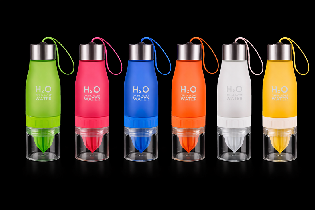 FreshFusion squeeze&sip - Zitronenpressenflasche