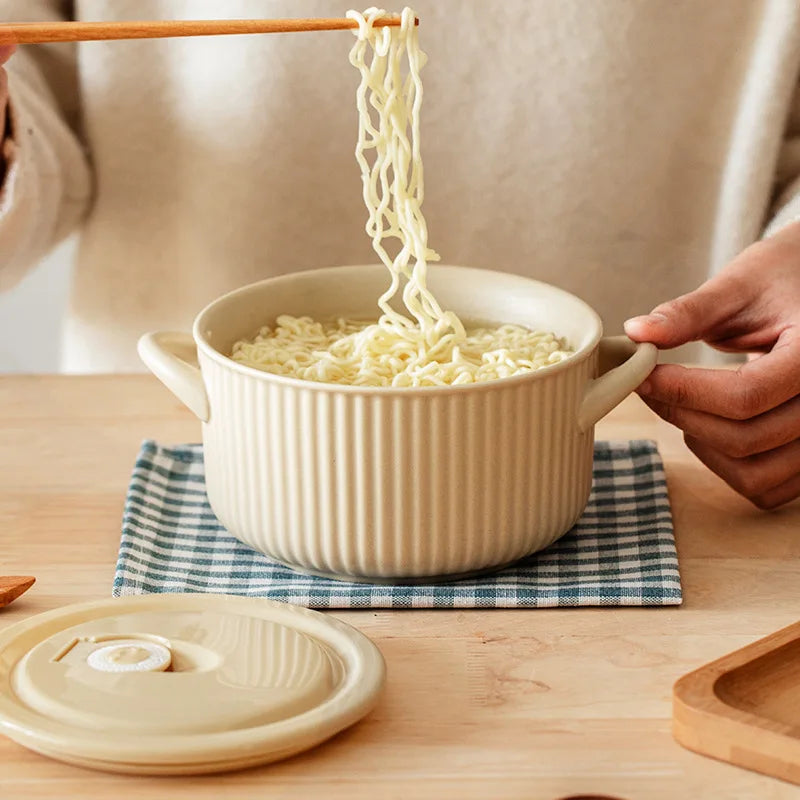 Ceramic Instant Noodle Bowl
