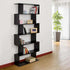 HOMCOM S Shape Bookcase with 6 shelves