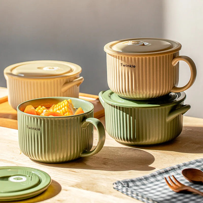 Ceramic Instant Noodle Bowl
