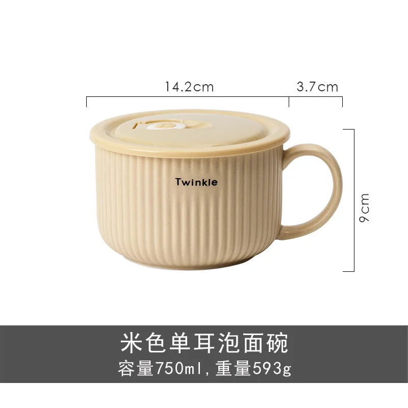 Ceramic Instant Noodle Bowl