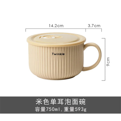 Ceramic Instant Noodle Bowl