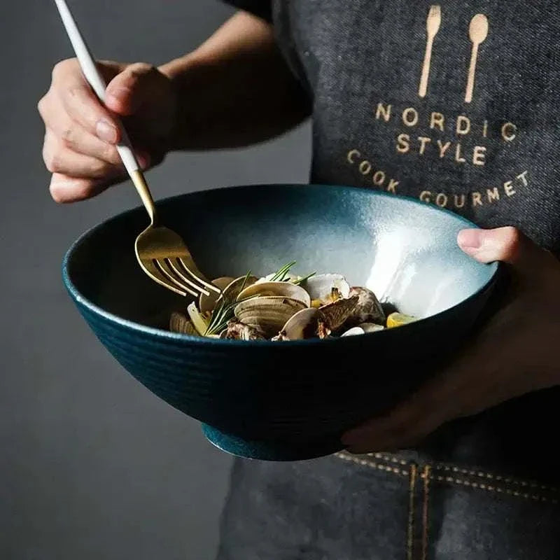 japanese ceramic ramen bowl 8inch