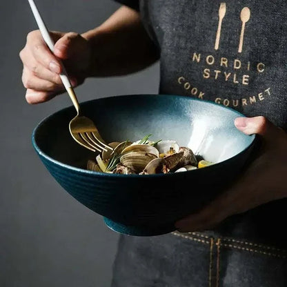 japanese ceramic ramen bowl 8inch