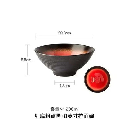 japanese ceramic ramen bowl 8inch