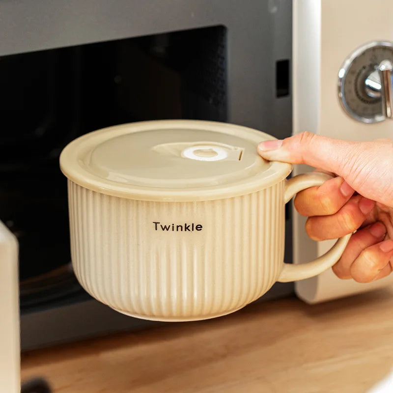 Ceramic Instant Noodle Bowl