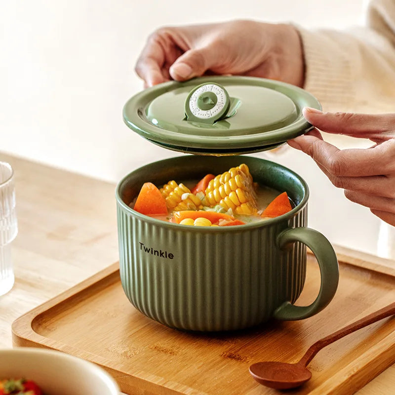 Ceramic Instant Noodle Bowl