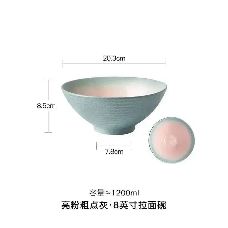 japanese ceramic ramen bowl 8inch