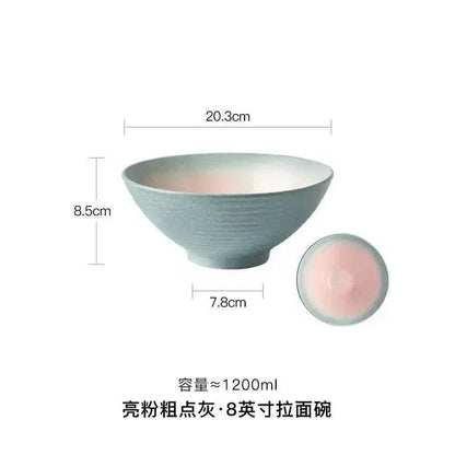 japanese ceramic ramen bowl 8inch