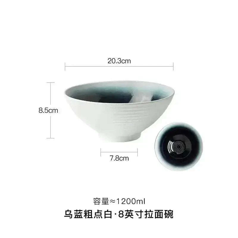 japanese ceramic ramen bowl 8inch