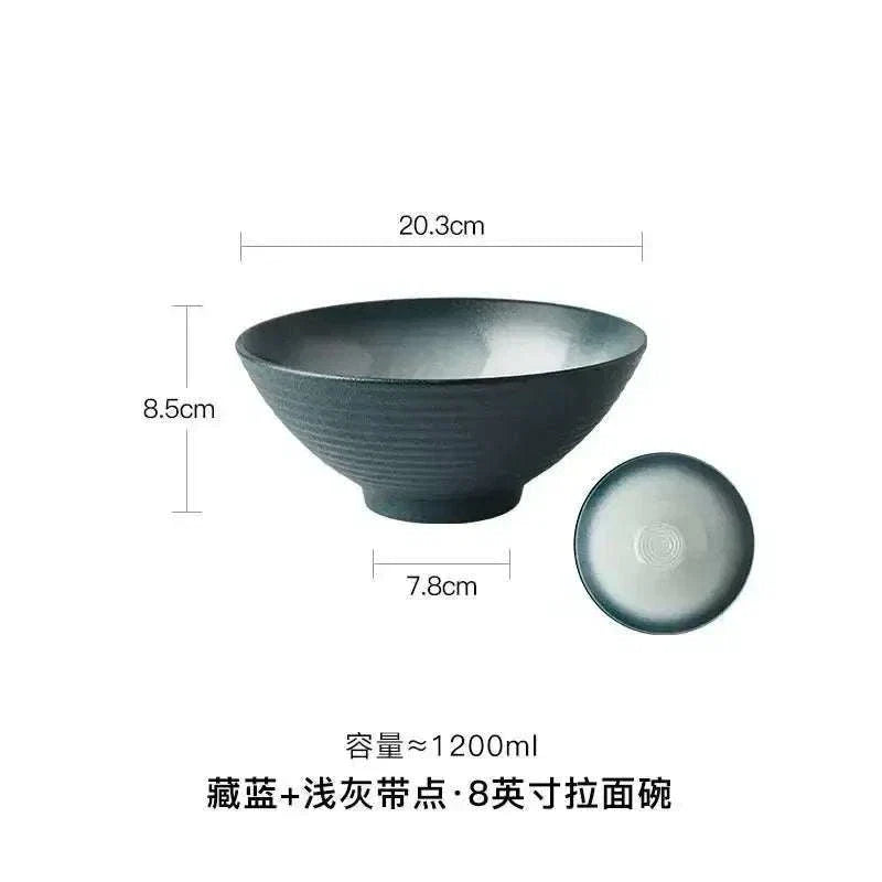 japanese ceramic ramen bowl 8inch