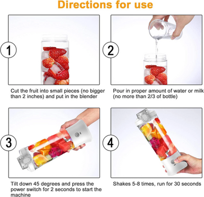 FreshFusion Slice&amp;Sip Bottle Tragbarer Mixer
